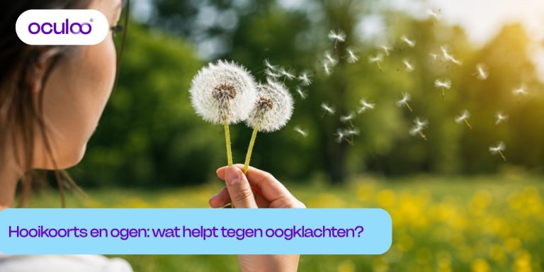 Pollen in de lucht die hooikoorts en oogklachten kunnen veroorzaken